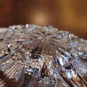 Antique EAPG Higbee Paneled Thistle Small Serving Plate 9" x 1.5"